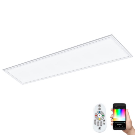 Eglo 32734 - LED RGBW Dimmable recessed panel SALOBRENA-C LED/34W/230V white + remote control