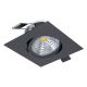 Eglo - LED Dimmable recessed light LED/6W/230V black