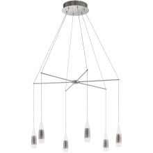 Eglo 39326 - LED Dimmable chandelier on a string SANTIGA 12xLED/3,2W/230V