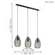 Eglo 49142 - Chandelier on a string CLEVEDON 3xE27/60W/230V