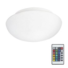 Eglo 75351 - LED RGB Dimmable ceiling light ELLA-C 1xE27/7,5W/230V + remote control