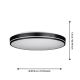 Eglo - LED Dimmable ceiling light LED/22W/230V 3000-6500K + remote control