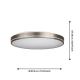 Eglo - LED Dimmable ceiling light LED/22W/230V 3000-6500K + remote control