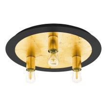 Eglo 79451 - Ceiling light BONASORT 3xE27/60W/230V gold