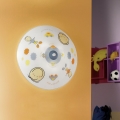 EGLO 88972 - Children's ceiling light JUNIOR 2  2xE27/60W colorful