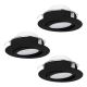 Eglo - SET 3x LED Dimmable recessed light PINEDA LED/5,5W/230V