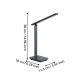Eglo - LED Dimmable rechargeable table lamp LED/3,6W/5V 1800mAh grey