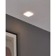 Eglo - LED Bathroom recessed light LED/5,5W/230V 10x10 cm IP65