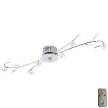 EGLO 91975 - LED ceiling light BAREGA 1 6xG4/20W + LED/4W + remote control