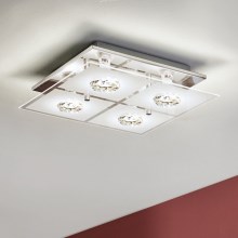 Eglo 93783 - LED ceiling light RONCATO 4xGU10/3W/230V