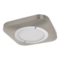 Eglo 96395 - LED ceiling light PUYO 1xLED/16.5W/230V nickel