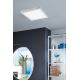 Eglo - LED ceiling light 1xLED/25W/230V silver angular