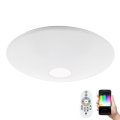 Eglo 97918 - LED RGB Dimmable ceiling light TOTARI-C LED/34W/230V + RC