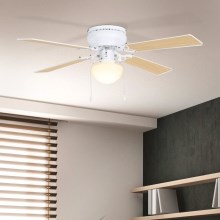 Eglo - Ceiling fan 1xE27/60W/230V white