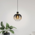 Eglo - Chandelier on a string 1xE27/40W/230V brown