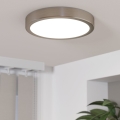 Eglo - LED Dimmable ceiling light LED/17W/230V chrome