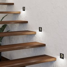 Eglo - LED Staircase light LED/2W/230V black