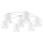 Eglo - Surface-mounted chandelier 7xE27/40W/230V white