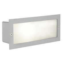 Eglo - Wall outdoor light 1xE27/60W silver/white