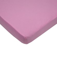 EKO - Waterproof sheet with an elastic band JERSEY 120x60 cm pink