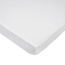 EKO - Waterproof sheet with an elastic band JERSEY 120x60 cm white
