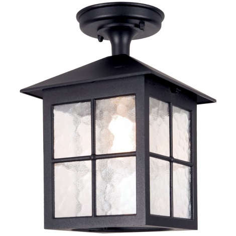 Elstead BL18A-BLACK - Outdoor attached chandelier WINCHESTER 1xE27/100W/230V IP43