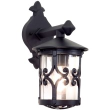 Elstead BL8-BLACK - Outdoor wall light HEREFORD 1xE27/100W/230V IP23