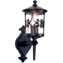 Elstead - Outdoor wall light HEREFORD 1xE27/100W/230V IP23 black