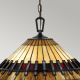 Elstead QZ-CHASTAIN-P - Chandelier on a chain CHASTAIN 3xE27/60W/230V