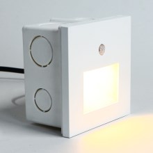 Emithor 70414 - LED Staircase light with a sensor SUNNY LED/1W/230V 4000K white