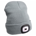 Extol - Hat with a headlamp and USB charging 300 mAh grey size UNI
