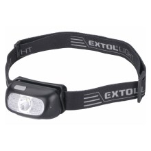 Extol - LED Rechargeable headlamp LED/5W/1000 mAh/3,7V IPX5 black