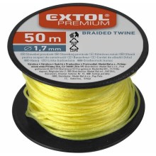 Extol Premium - Construction string 1,7mm x 50m yellow