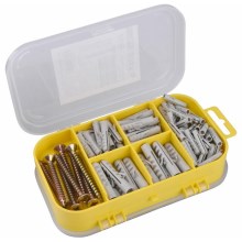 Extol - Set of screws with dowels 170 pcs