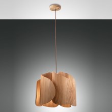 Fabas Luce 3672-40-132 - Chandelier on a string PEVERO 1xE27/40W/230V wood