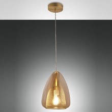 Fabas Luce 3673-40-125 - Chandelier on a string BRITTON 1xE27/40W/230V gold