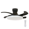 FANAWAY 210665 - LED Ceiling fan ORBIT LED/25W/230V black + RC