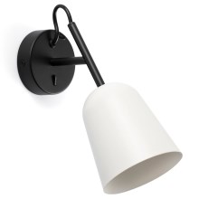 FARO 28258 - Wall lamp STUDIO 1xE14/8W/230V white/black