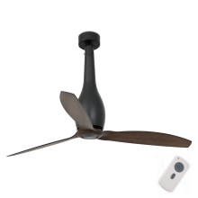 FARO 32004- Ceiling fan ETERFAN black/brown d. 128 cm + remote control