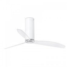 FARO 32034 - Ceiling fan TUBE FAN white/clear d. 128 cm