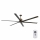 FARO 33462A - Ceiling fan ANDROS XL brown + remote control