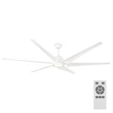 FARO 33512A - Ceiling fan CIES white + remote control