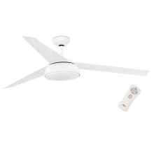 FARO 33549 - LED Dimmable ceiling fan VULCANO LED/25W/230V white d. 152 cm + remote control