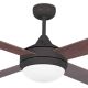 FARO 33702 - Ceiling fan ICARIA with a remote control 2xE27/20W/230V brown