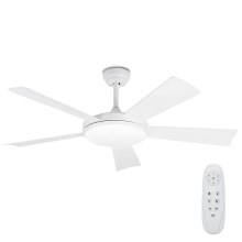 FARO 33803 - LED Ceiling fan SAONA LED/24W/230V white d. 132 cm + remote control