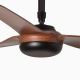 FARO 33817 - Ceiling fan PUNT brown/black d. 130 cm + remote control