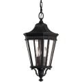 Feiss - Outdoor chandelier on a chain COTSWOLD LANE 2xE14/60W/230V IP23 black