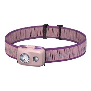 Fenix HL16V2PIN - LED Headlamp LED/3xAAA IP66 450 lm 200 h pink