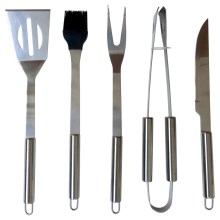 Fieldmann - Grilling utensils 5 pcs stainless steel