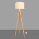 Floor lamp ALBA 1xE27/60W/230V creamy/oak